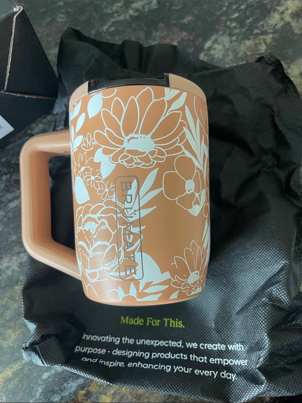 BrüMate Muv 15 oz limited edition sandstone bloom Travel Mug with - Picture 3 of 5